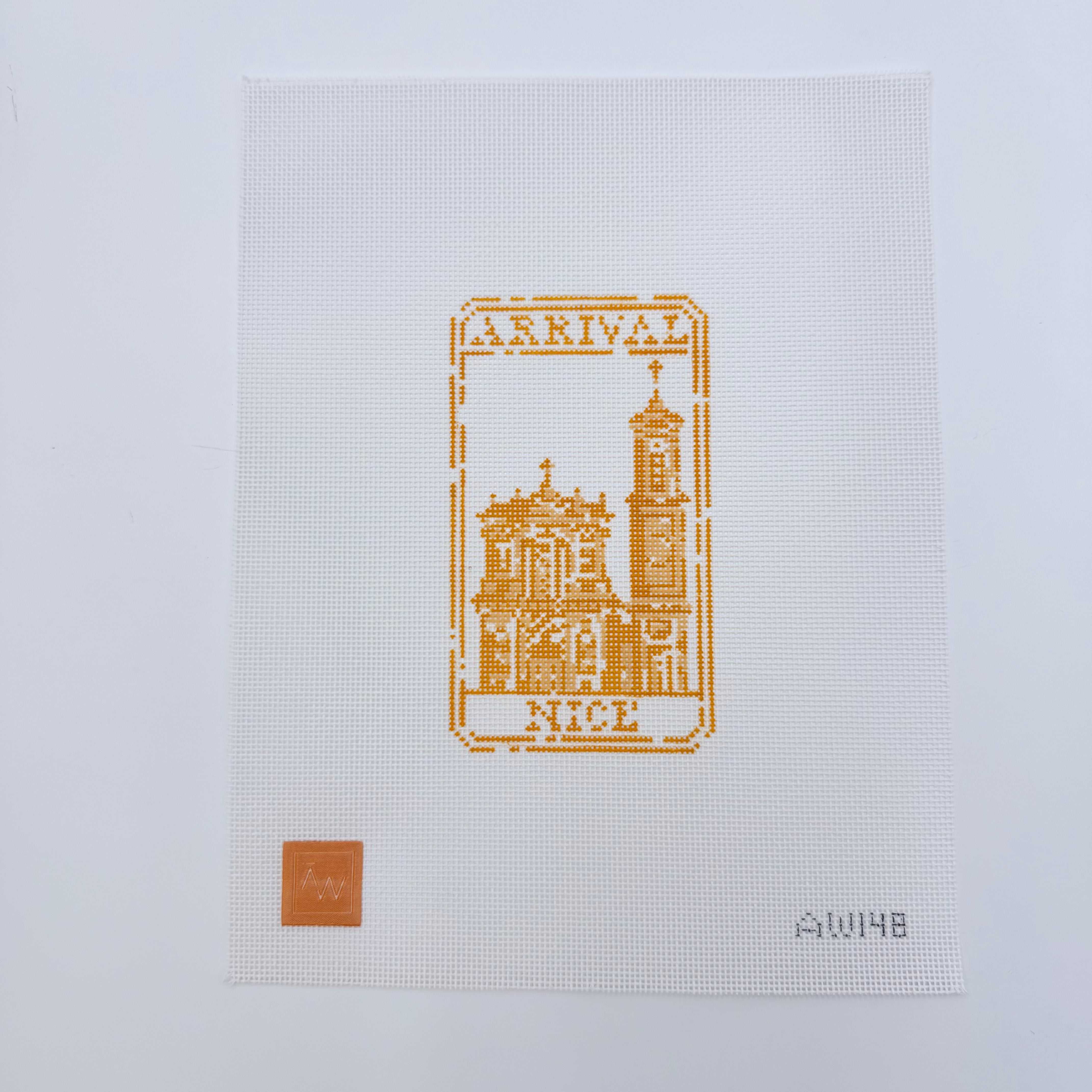 Passport Stamp-NIce Canvas - KC Needlepoint
