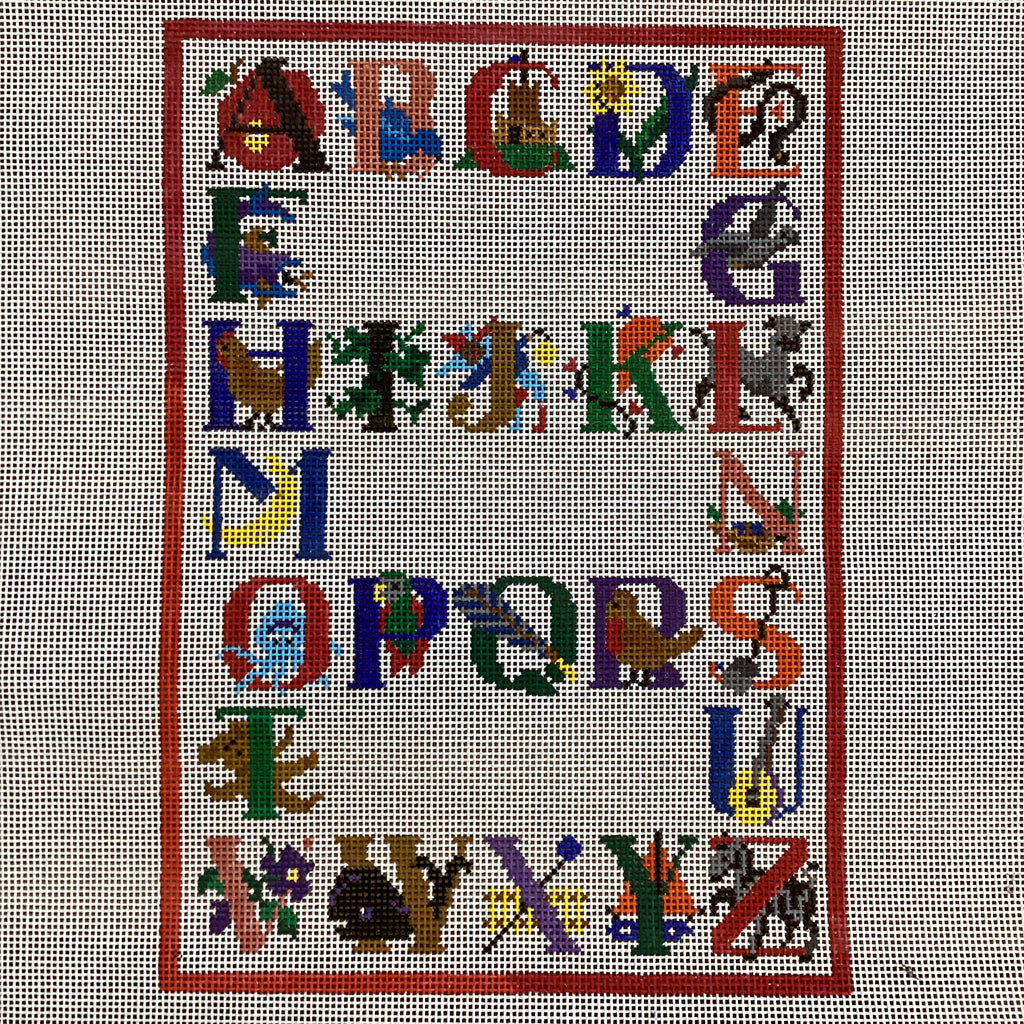 Alphabet Sampler Canvas | KC Needlepoint