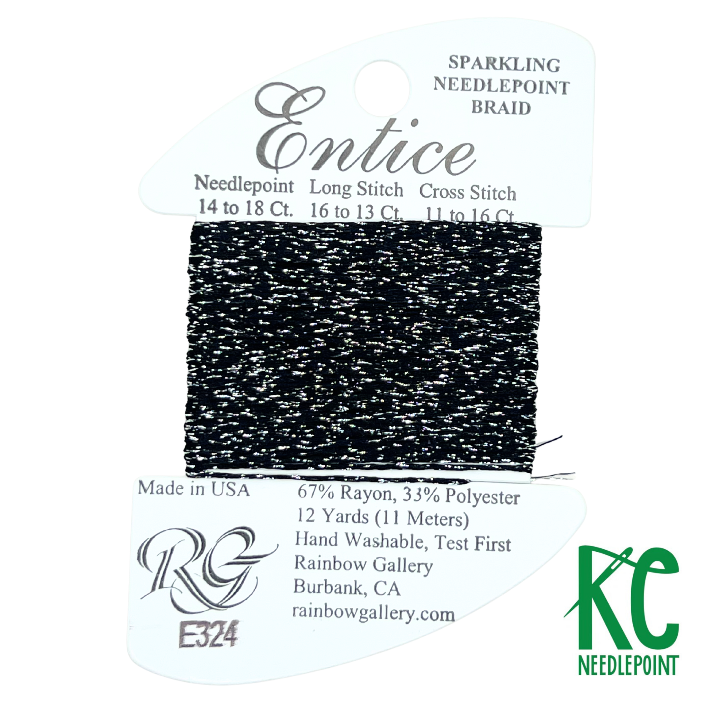 Entice E324 Antique Silver - KC Needlepoint