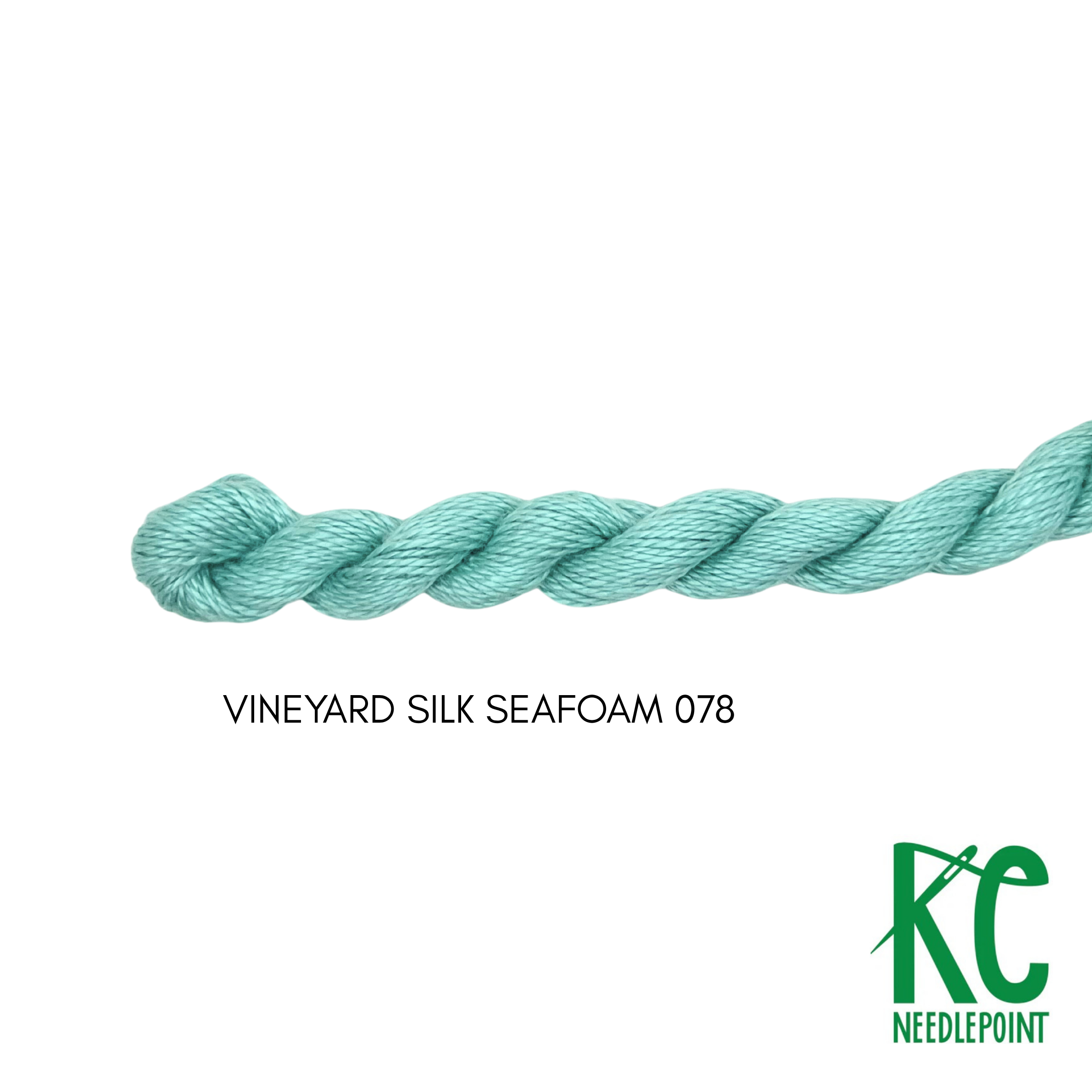 Vineyard Silk Skein C078 Seafoam - KC Needlepoint