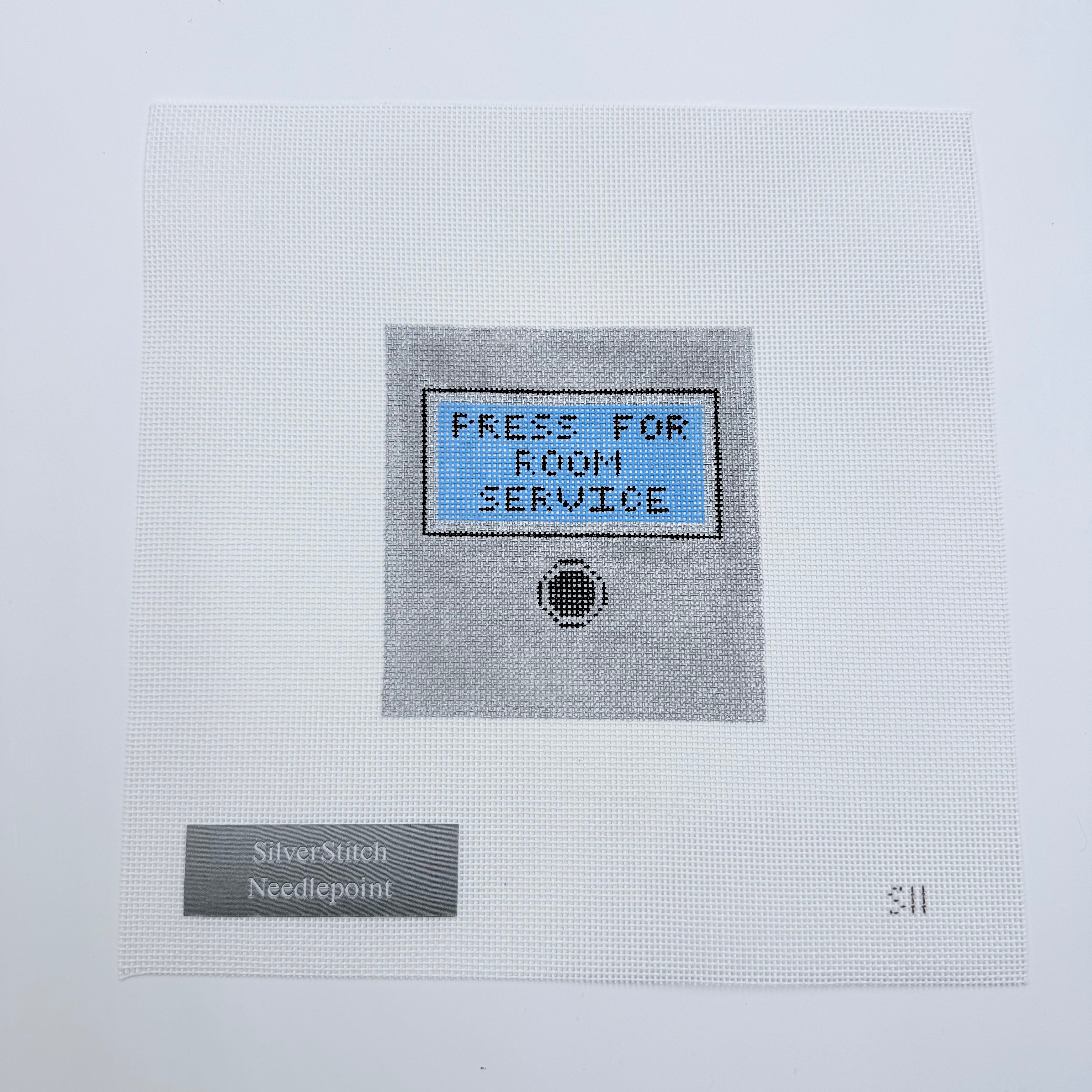 Press for Room Service Canvas - KC Needlepoint