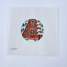 Cabin in the Woods Ornament Canvas - KC Needlepoint