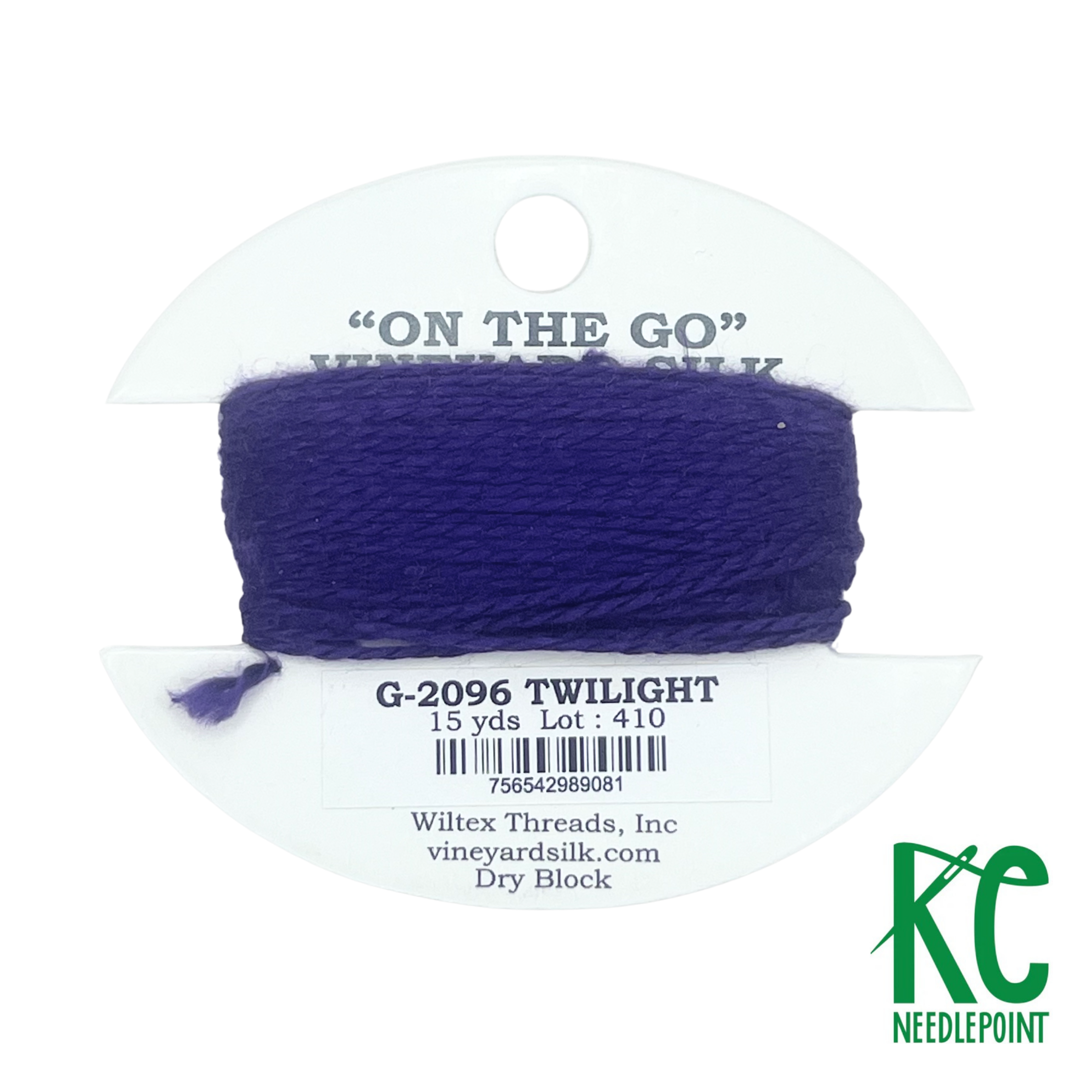 Vineyard Silk Card G2096 Twilight - KC Needlepoint