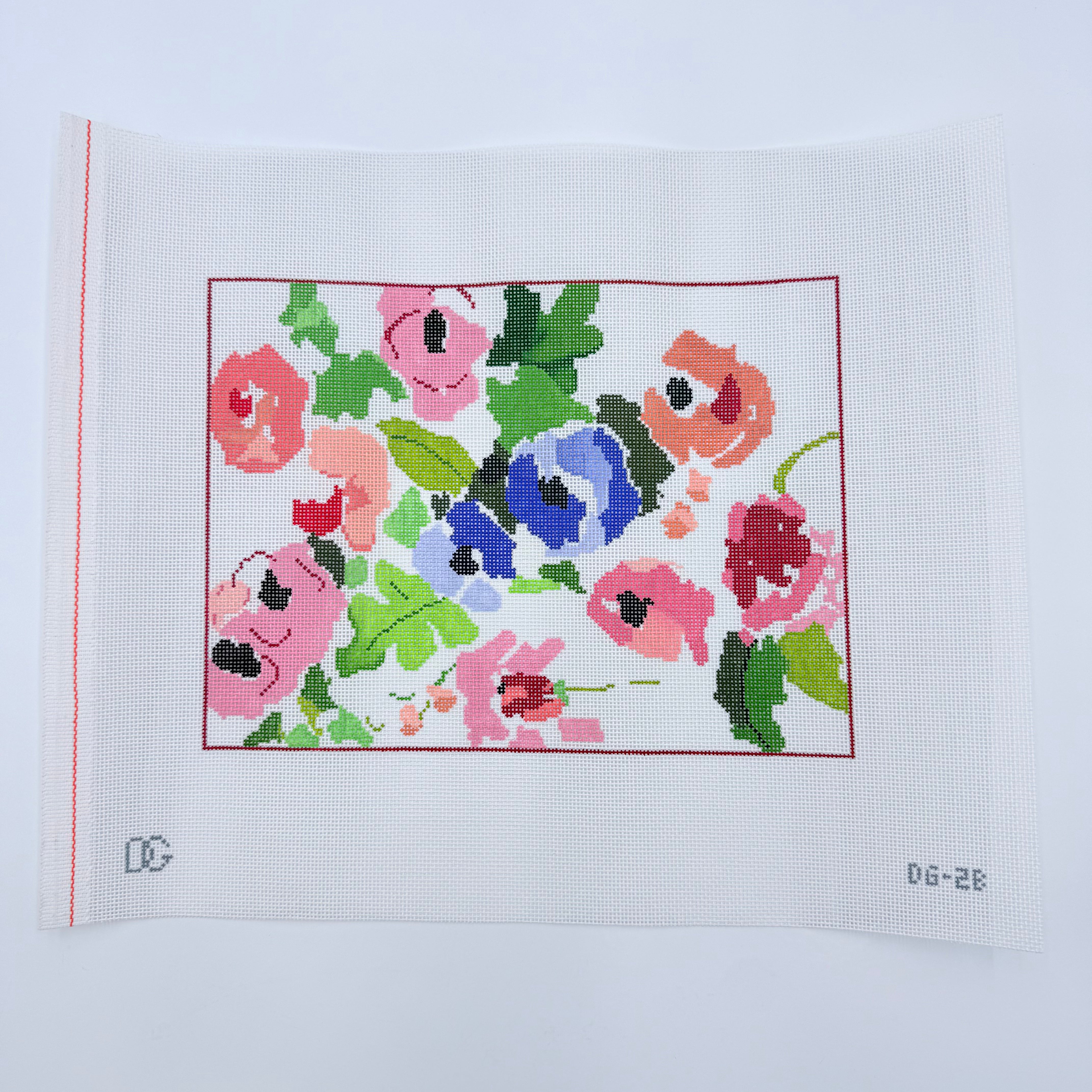 Summer House Needlepoint Canvas - KC Needlepoint