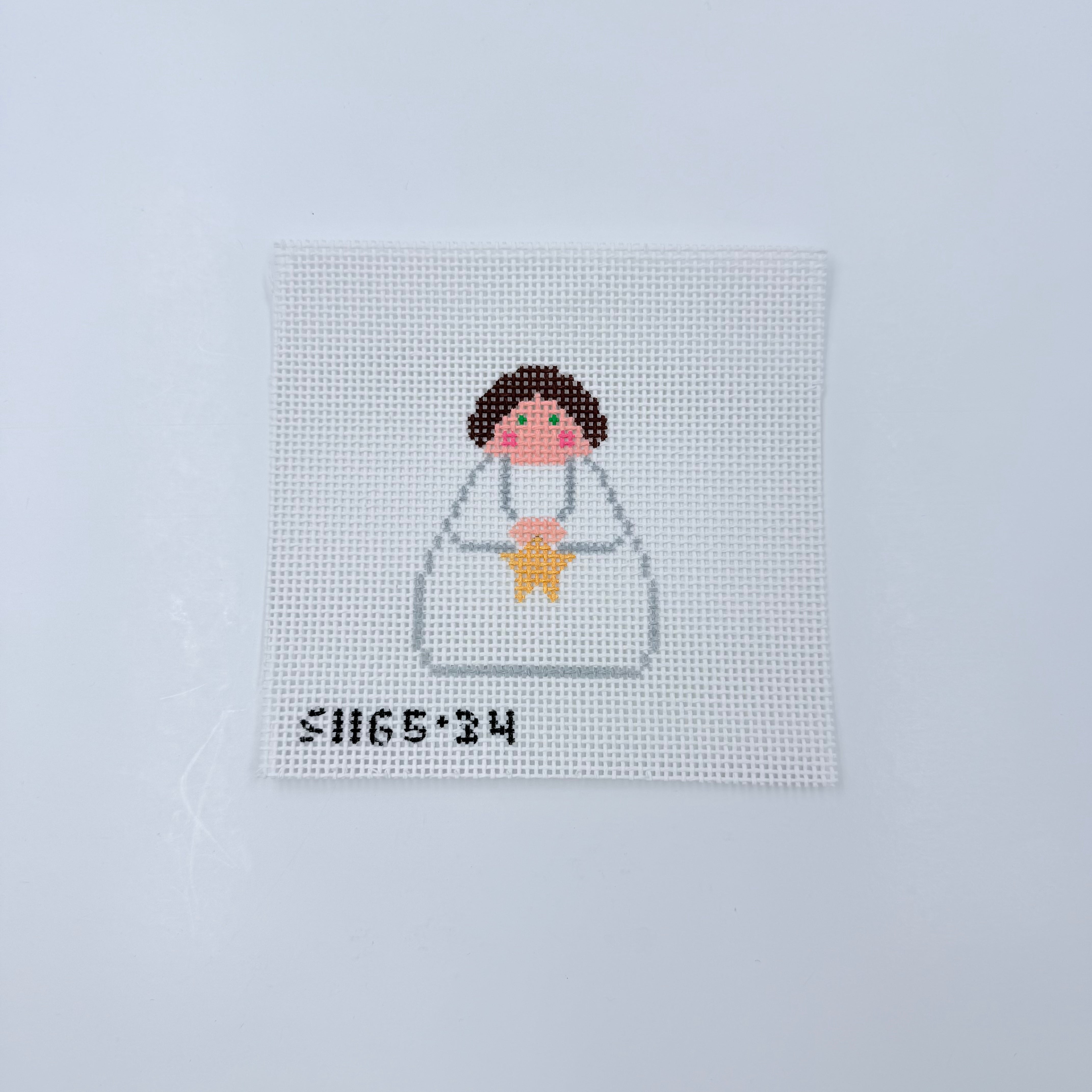 Angel with Star - KC Needlepoint