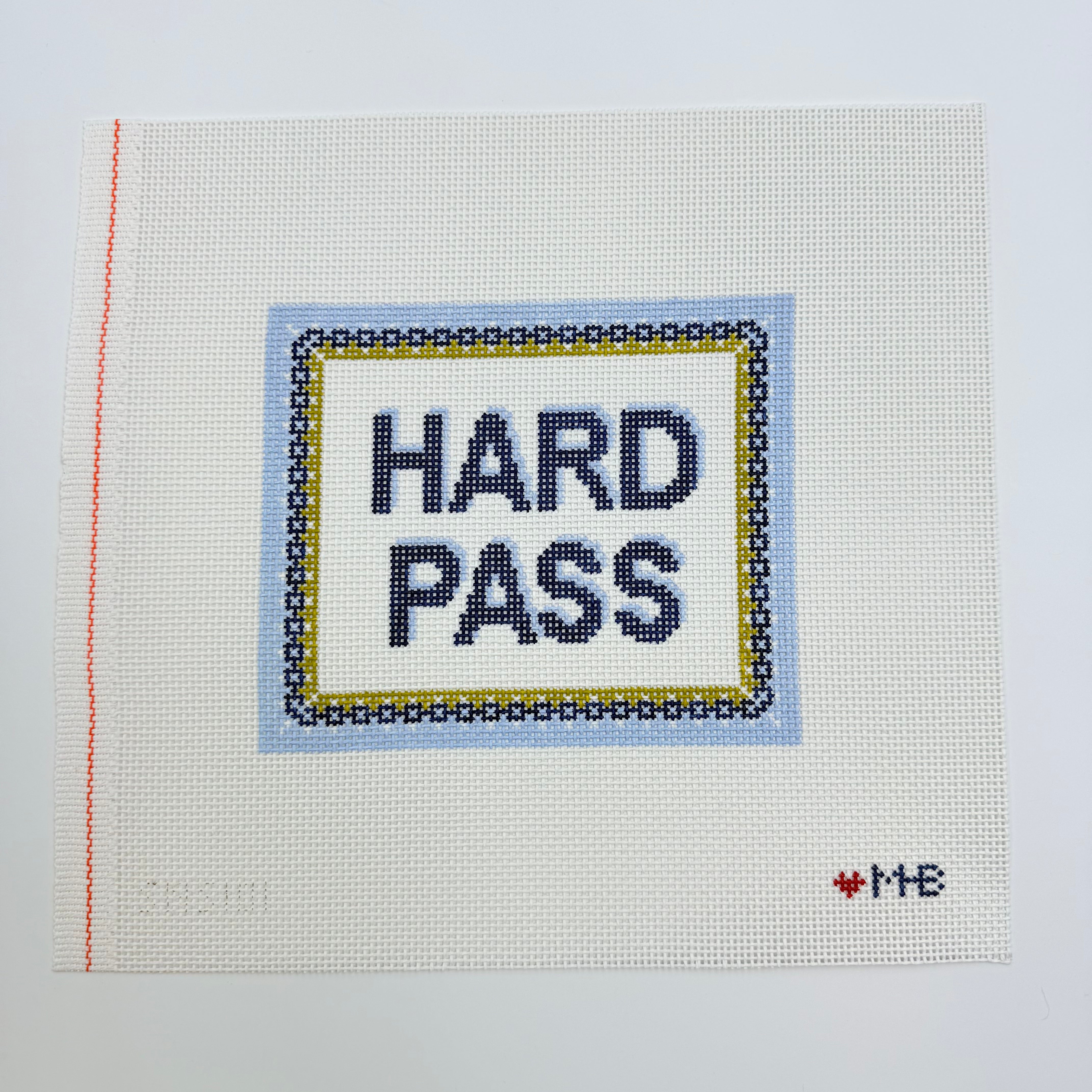 Hard Pass Canvas - KC Needlepoint
