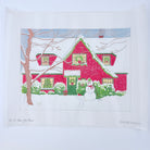 Christmas House Canvas - KC Needlepoint