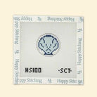 "The Little Scallop" Happy Stitching All-In-One Key Fob/Bag Tag Kit - KC Needlepoint