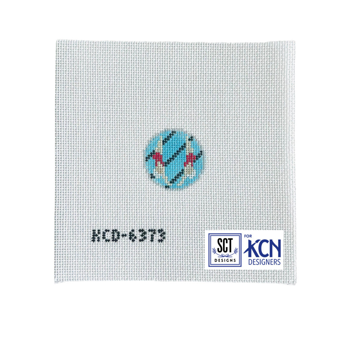 Swim and Dive Key Fob Insert Canvas - KC Needlepoint