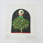 Christmas Tree Lady Needlepoint Canvas - KC Needlepoint