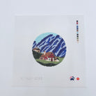 Swiss Chalet Round Canvas - KC Needlepoint