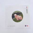 Swiss Cow Round Canvas - KC Needlepoint