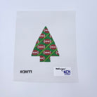 Football Tree Ornament - KC Needlepoint