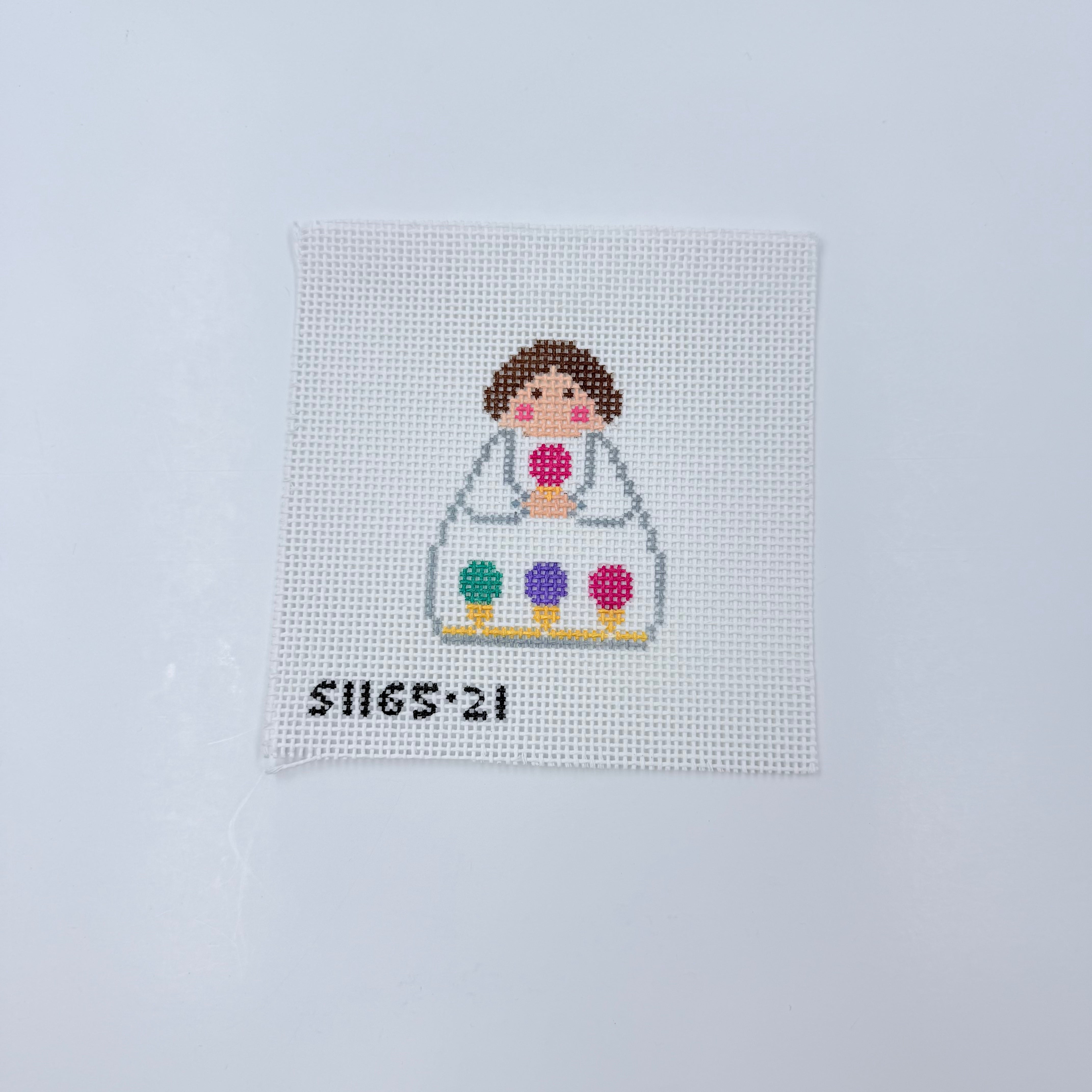 Christmas Lights Angel - KC Needlepoint