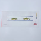 Brown Trout Key Fob Canvas - KC Needlepoint
