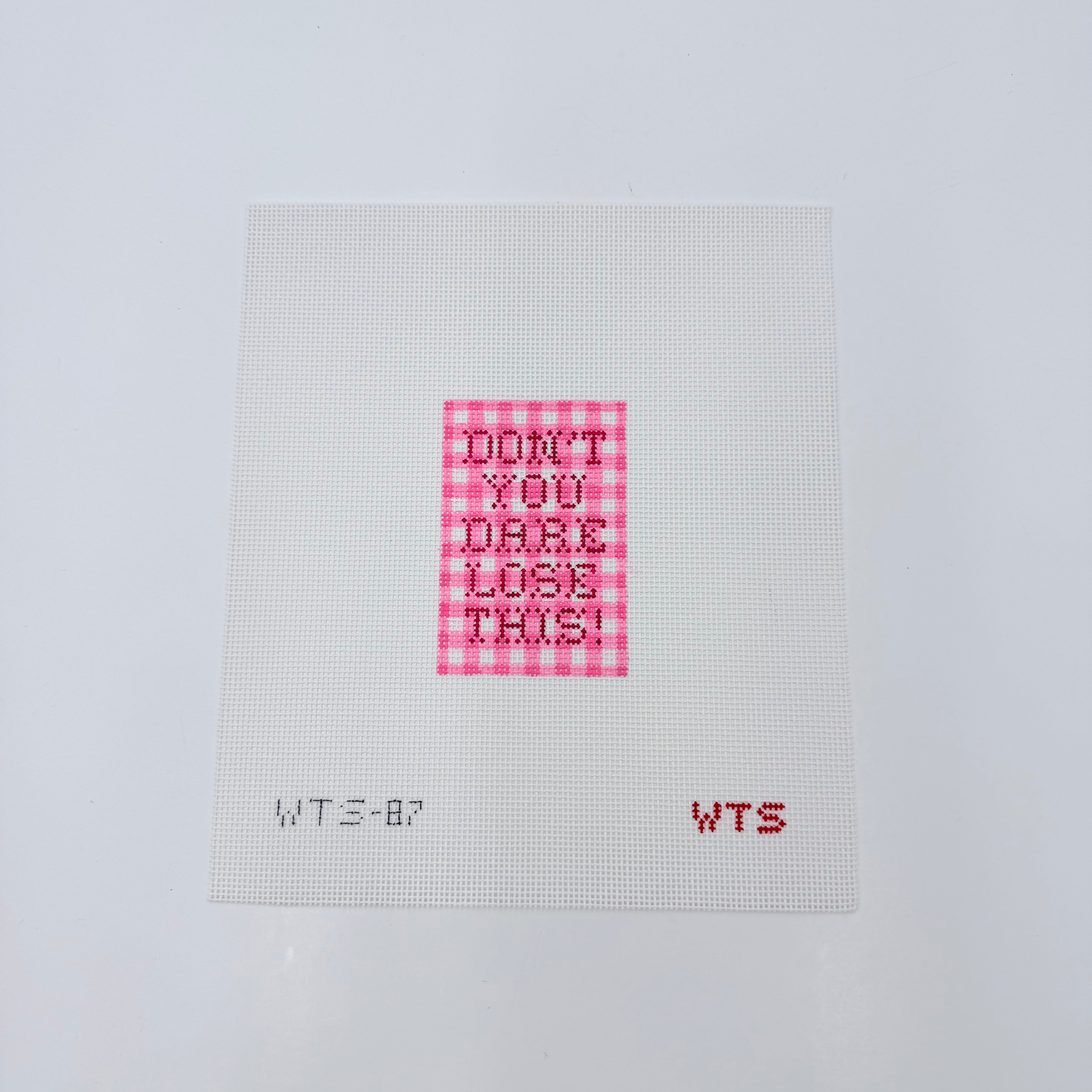 Don't You Dare Lose This Canvas - KC Needlepoint