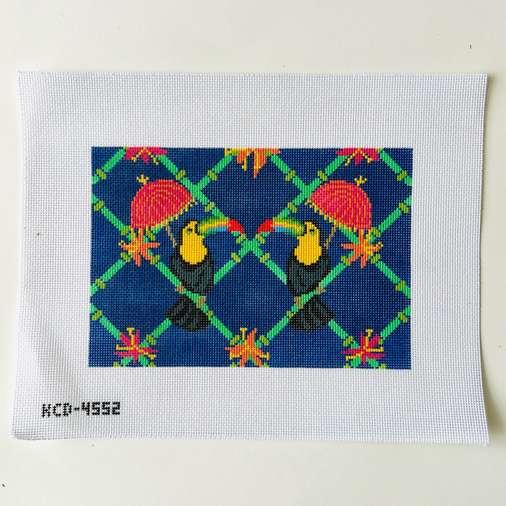 Toucan Two Canvas - KC Needlepoint