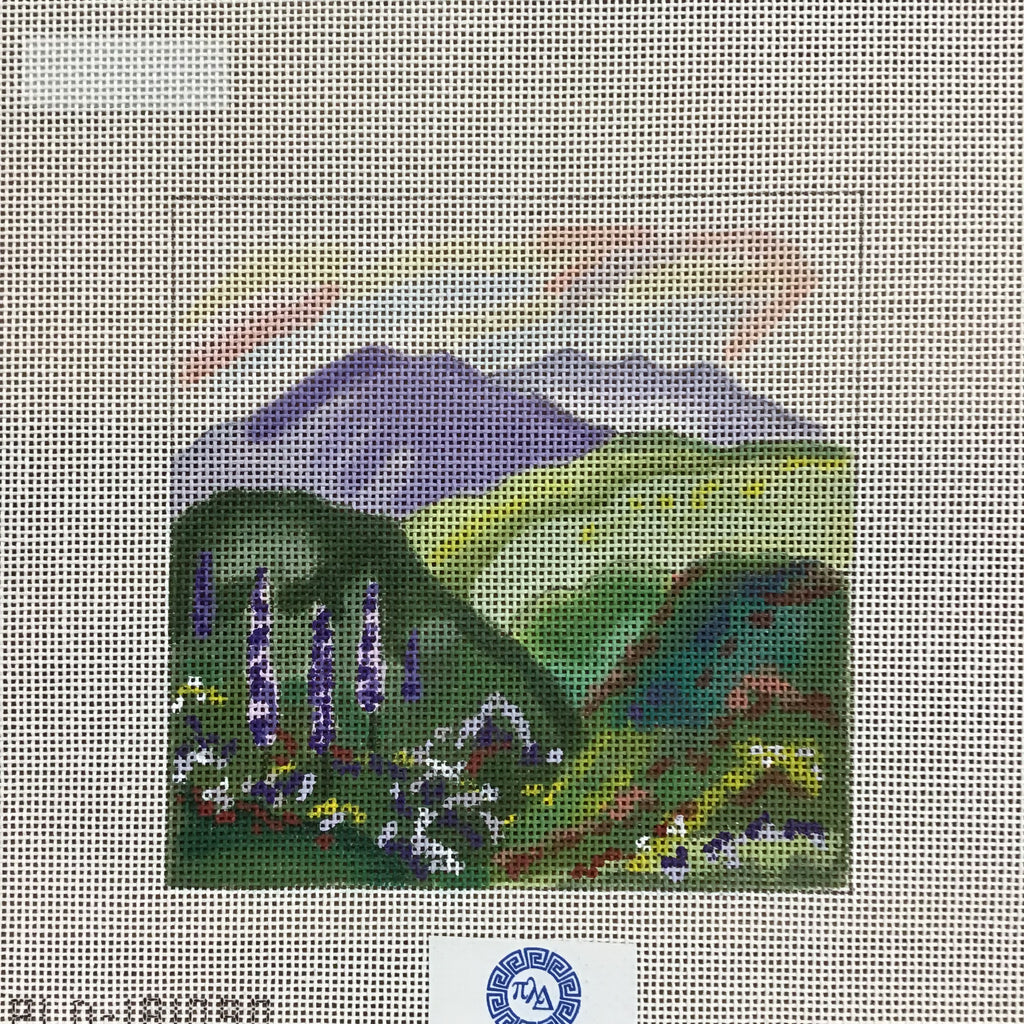 Floral View Canvas - KC Needlepoint