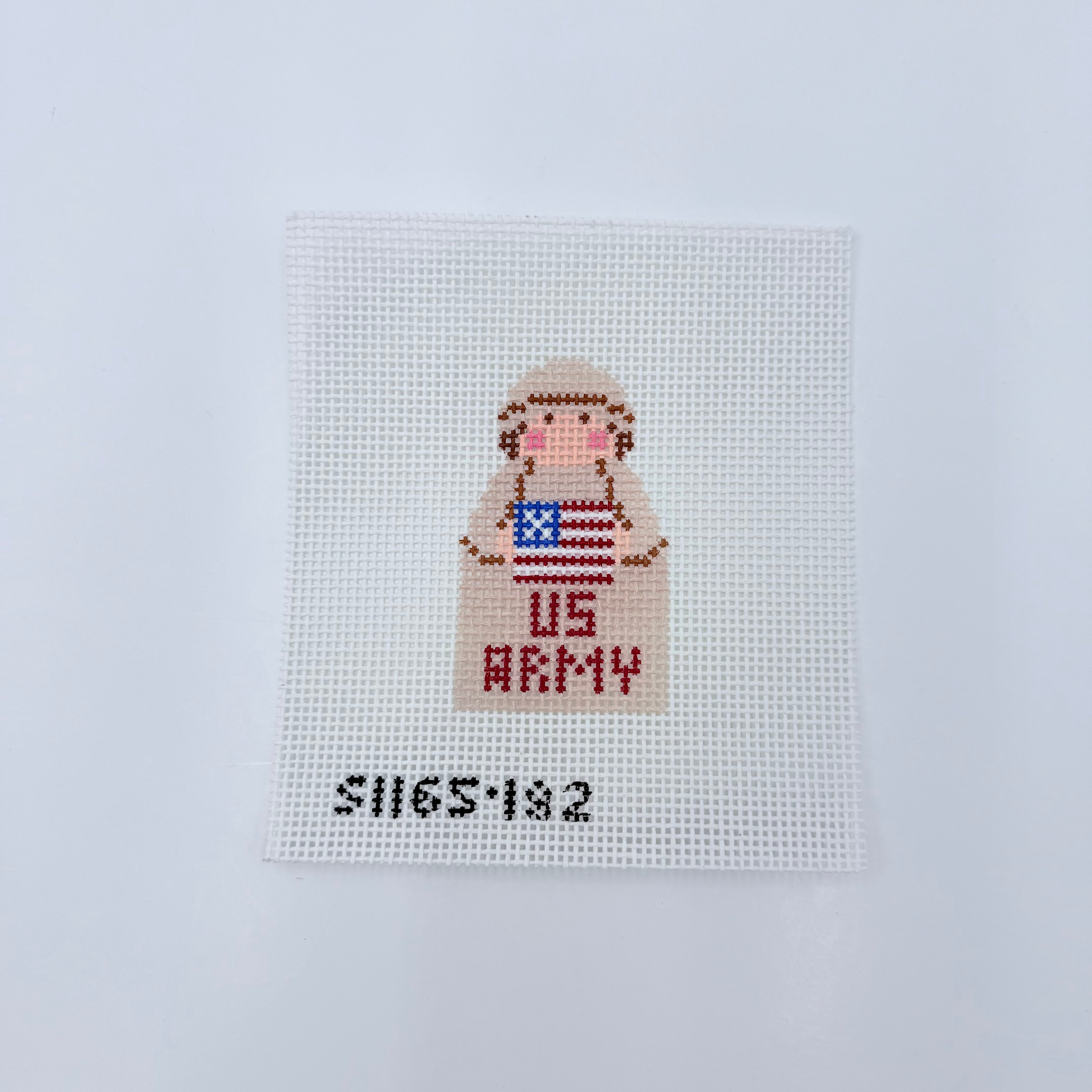 US Army Angel Canvas - KC Needlepoint