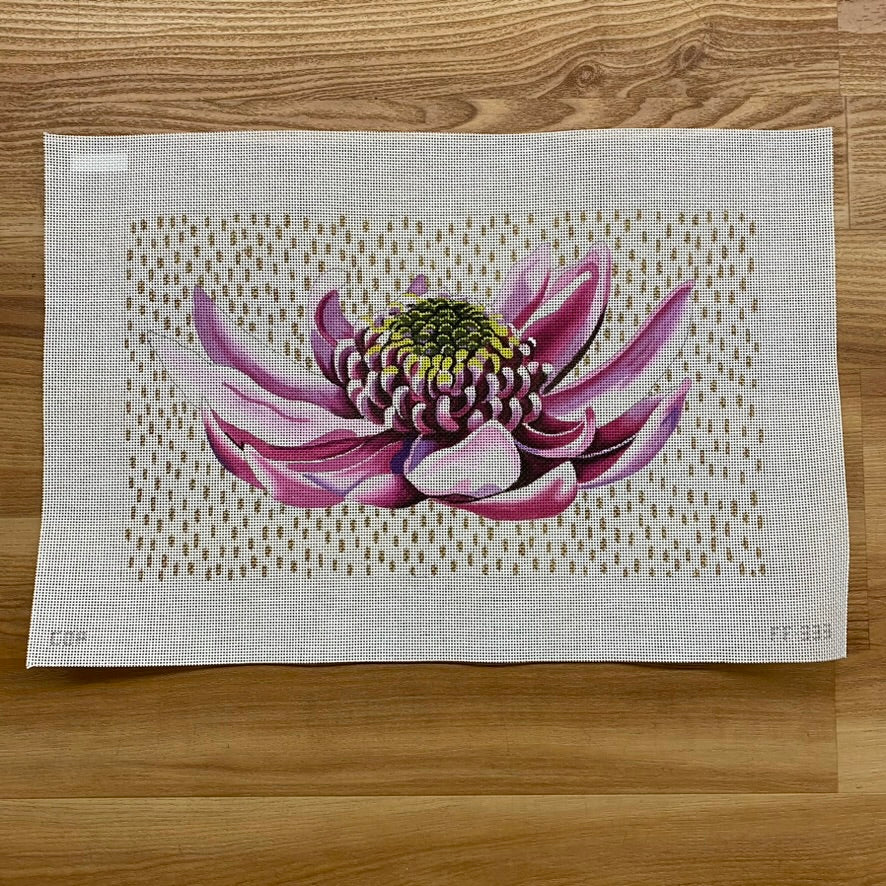 Lavender Blossom Canvas - KC Needlepoint