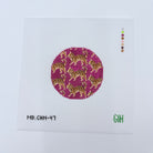 Brown Tabby Cat Round Canvas - KC Needlepoint