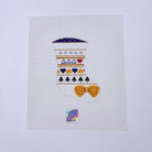 Delta Delta Delta Mini Sock Canvas - KC Needlepoint
