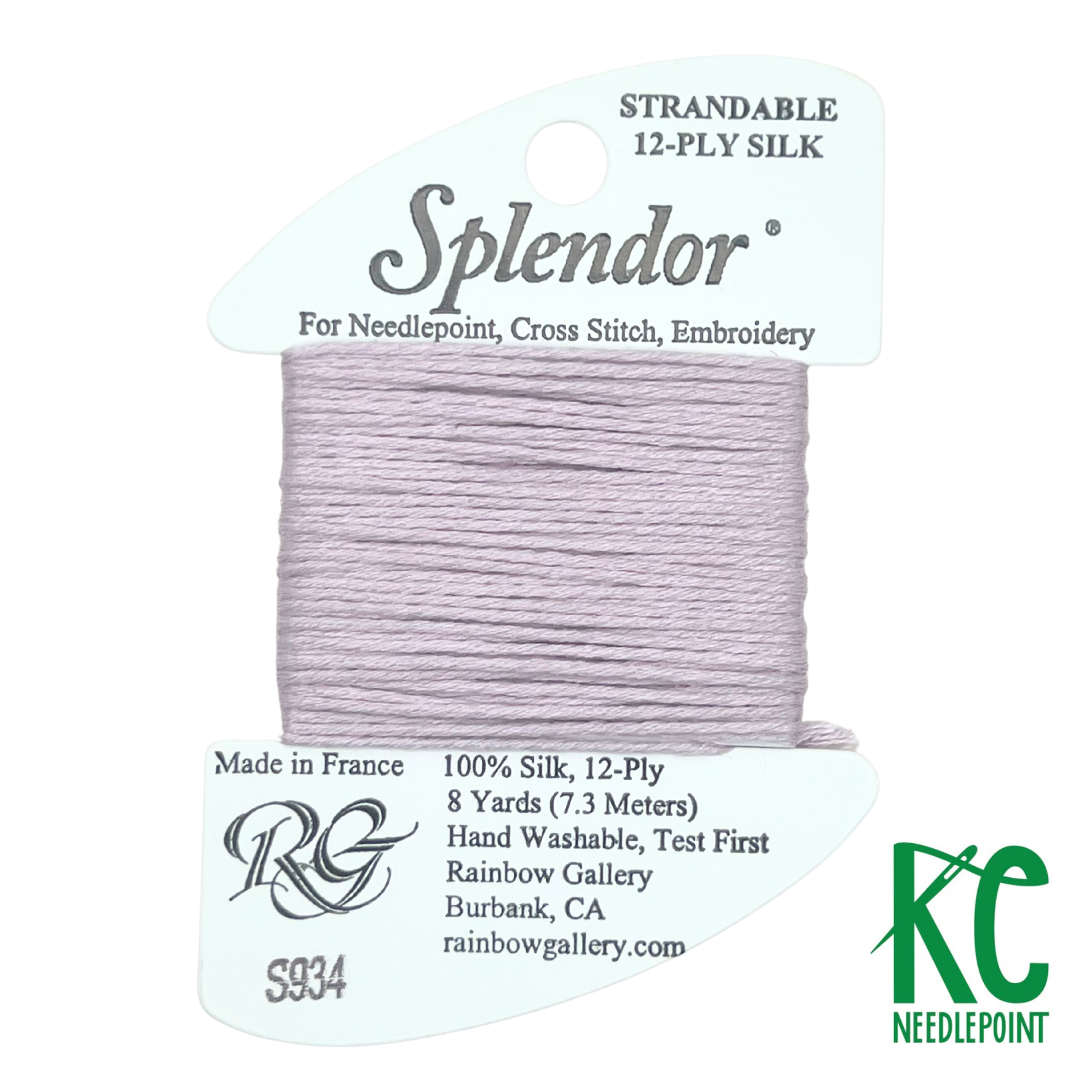 Splendor S934 Pale Amethyst - KC Needlepoint