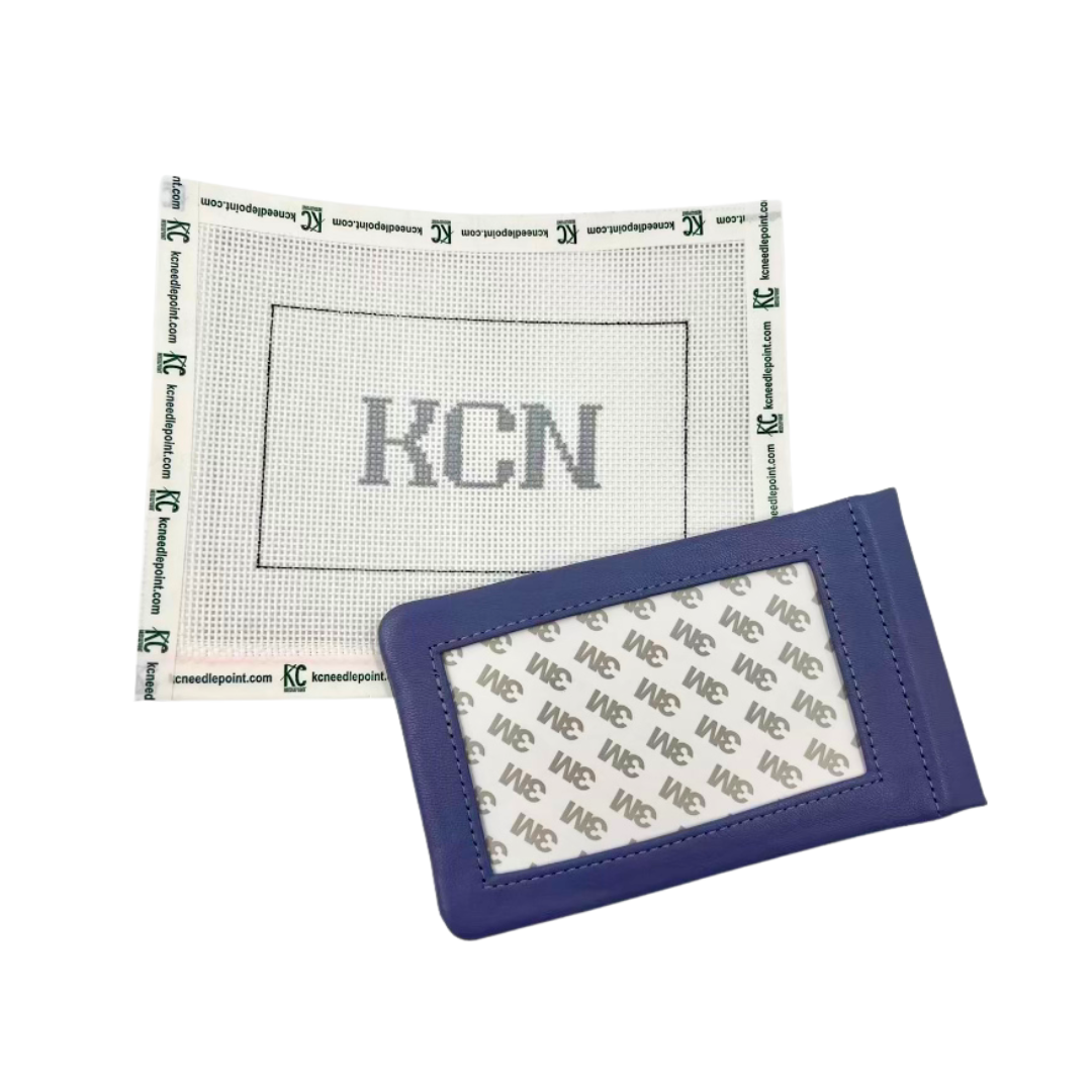 Monogram Eyeglass Case Kit - KC Needlepoint