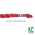 DMC 5 Pearl Cotton 4200 Wild Fire - KC Needlepoint