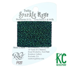 Petite Sparkle Rays PS20 Black - KC Needlepoint