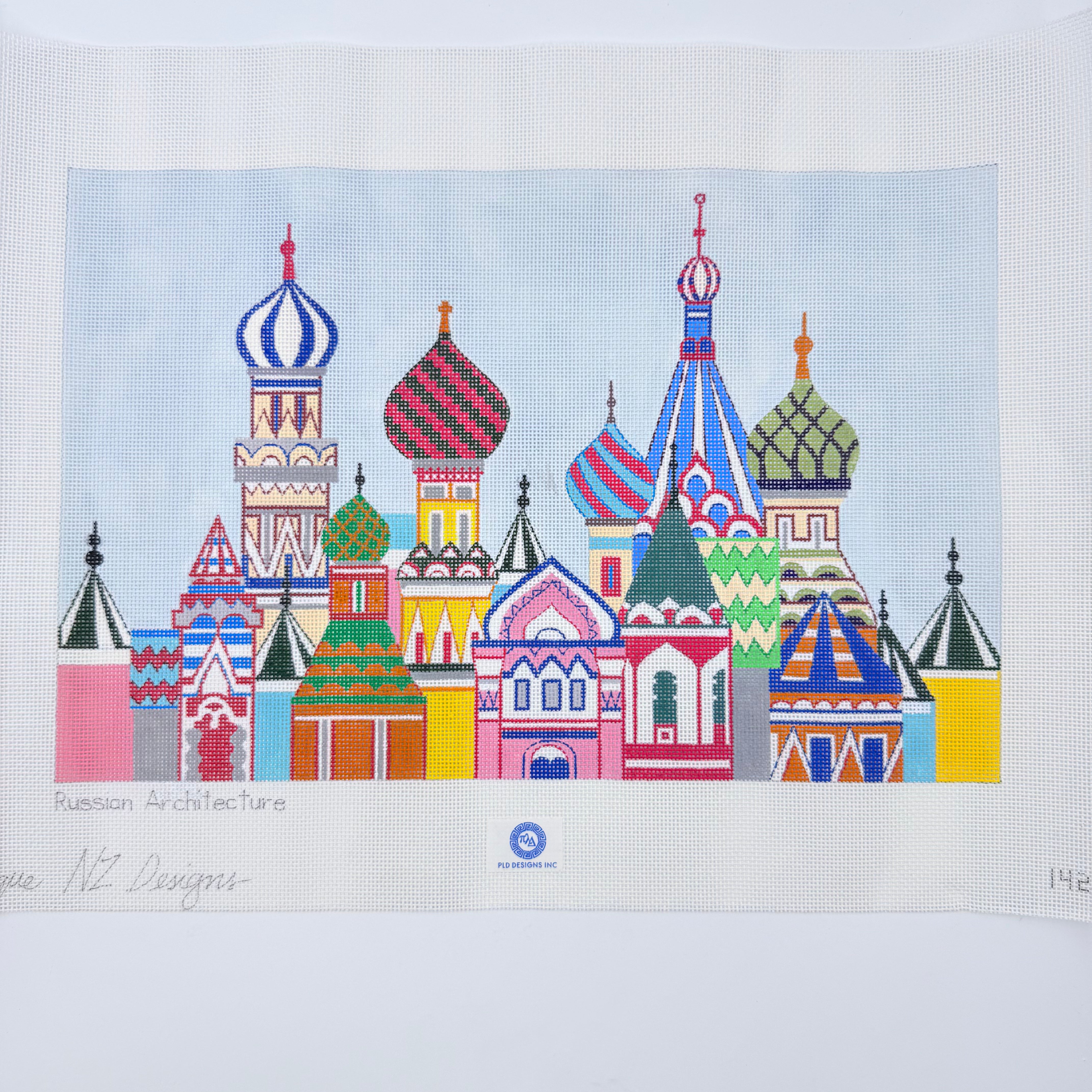Russian Architecture Canvas - KC Needlepoint