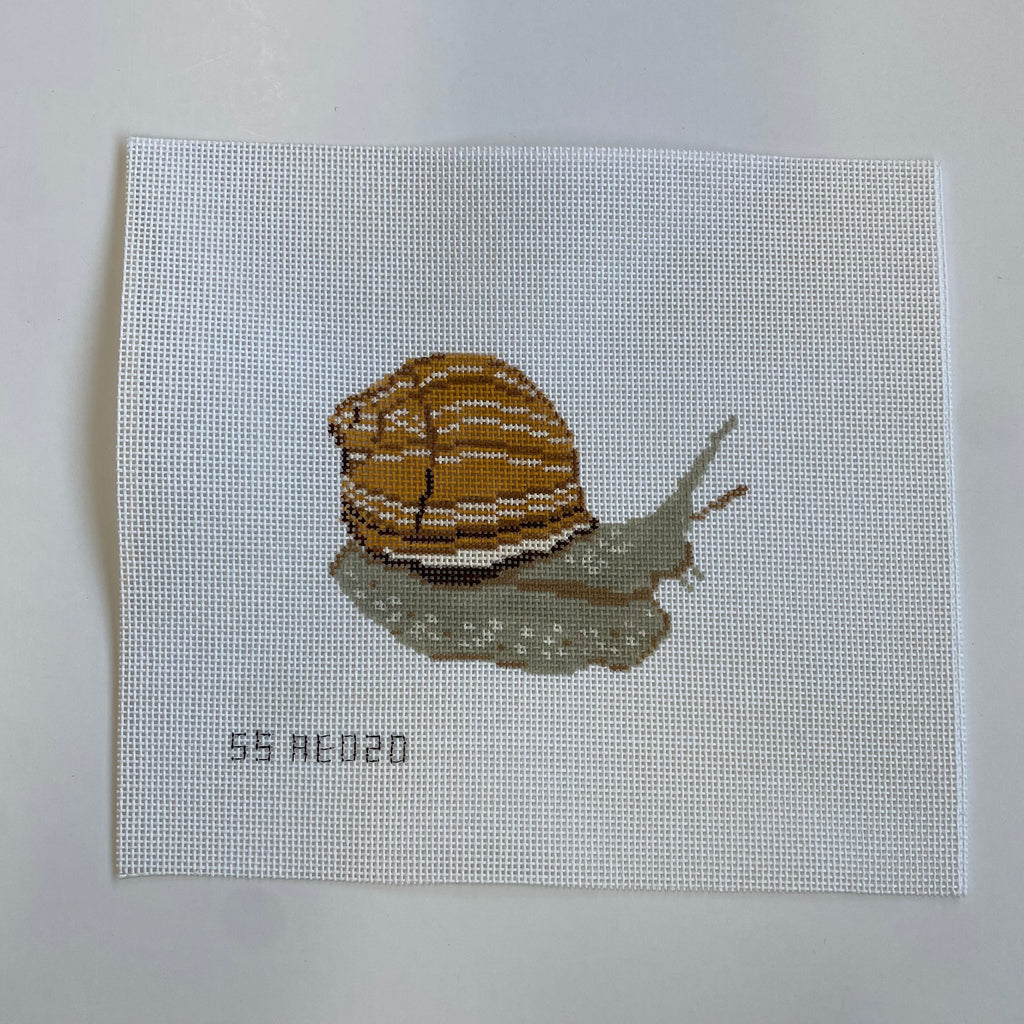 Snail Canvas - KC Needlepoint