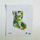 Balsam and Berry Ornament Sized Stocking Canvas - KC Needlepoint