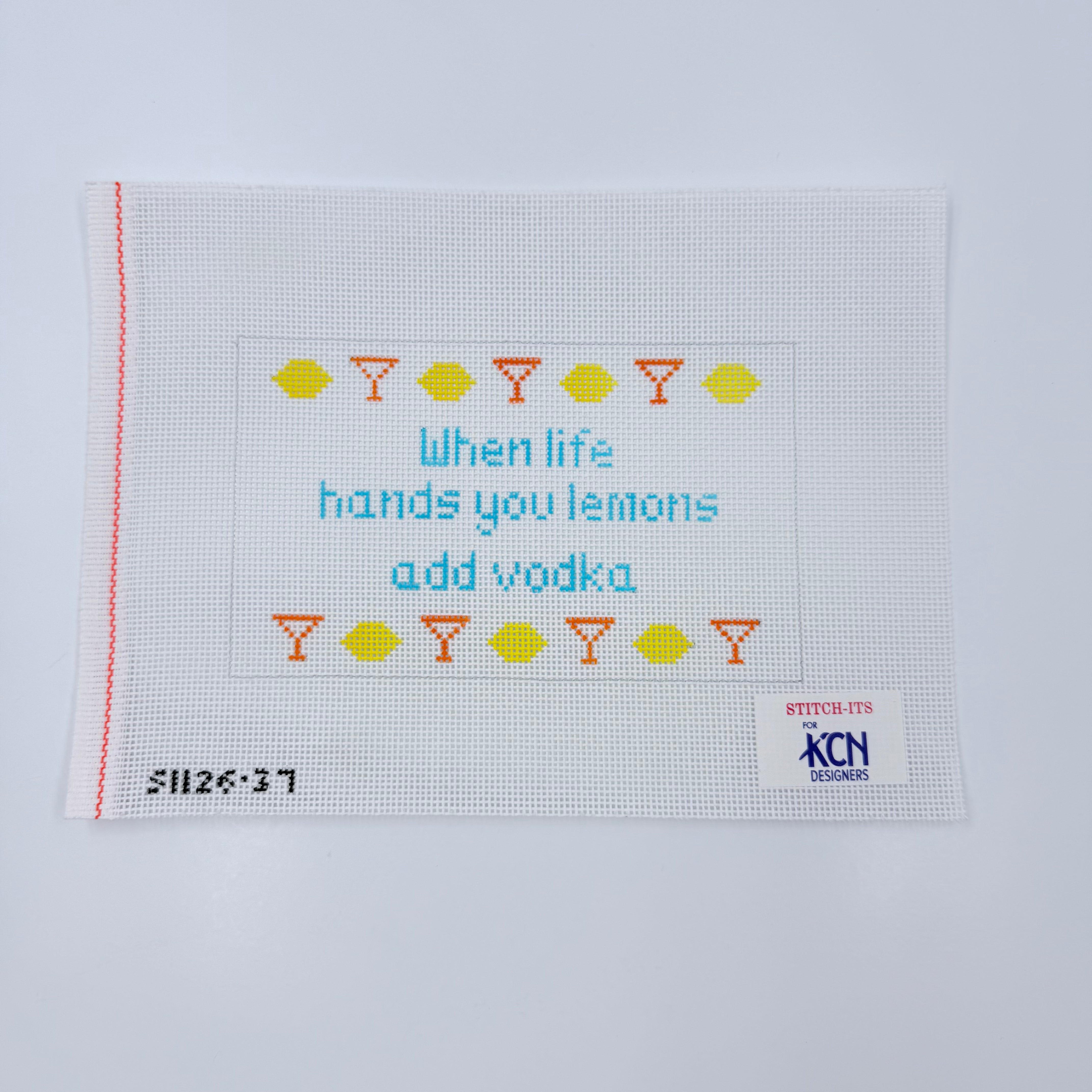 When Life Gives You Lemons Add Vodka - KC Needlepoint
