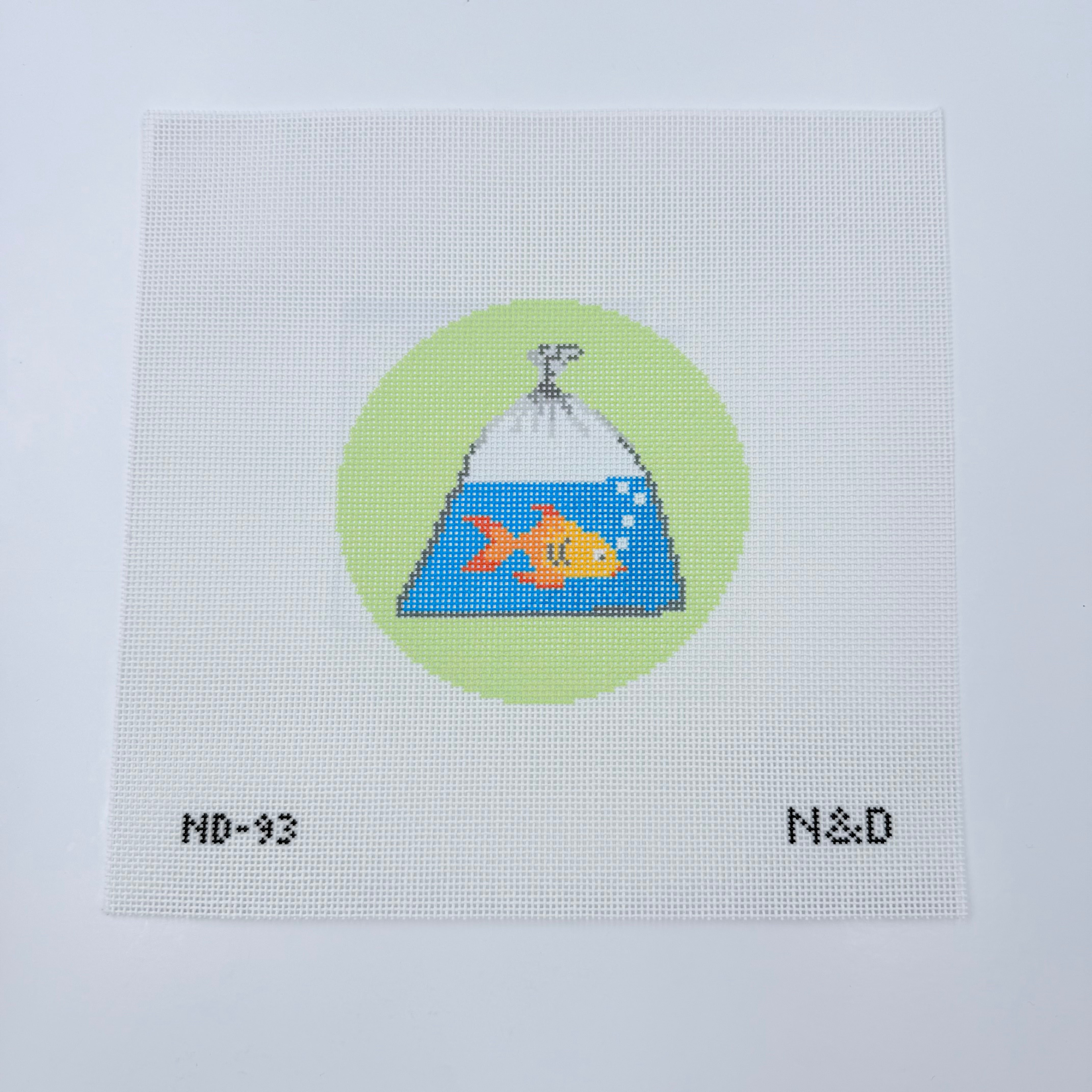 Pet Fish Canvas - KC Needlepoint