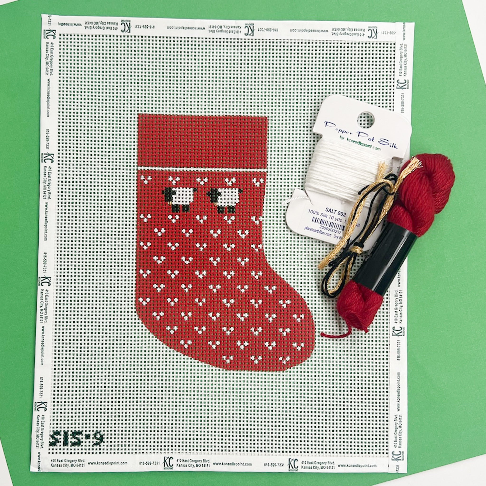 Sheep Mini Sock Kit - KC Needlepoint