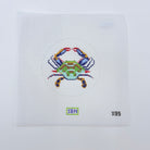 Crab Round Canvas - KC Needlepoint
