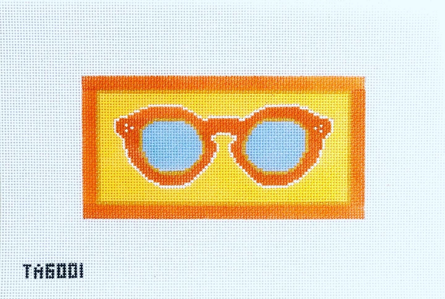 Dreamsicle Sunglass Case Canvas - KC Needlepoint