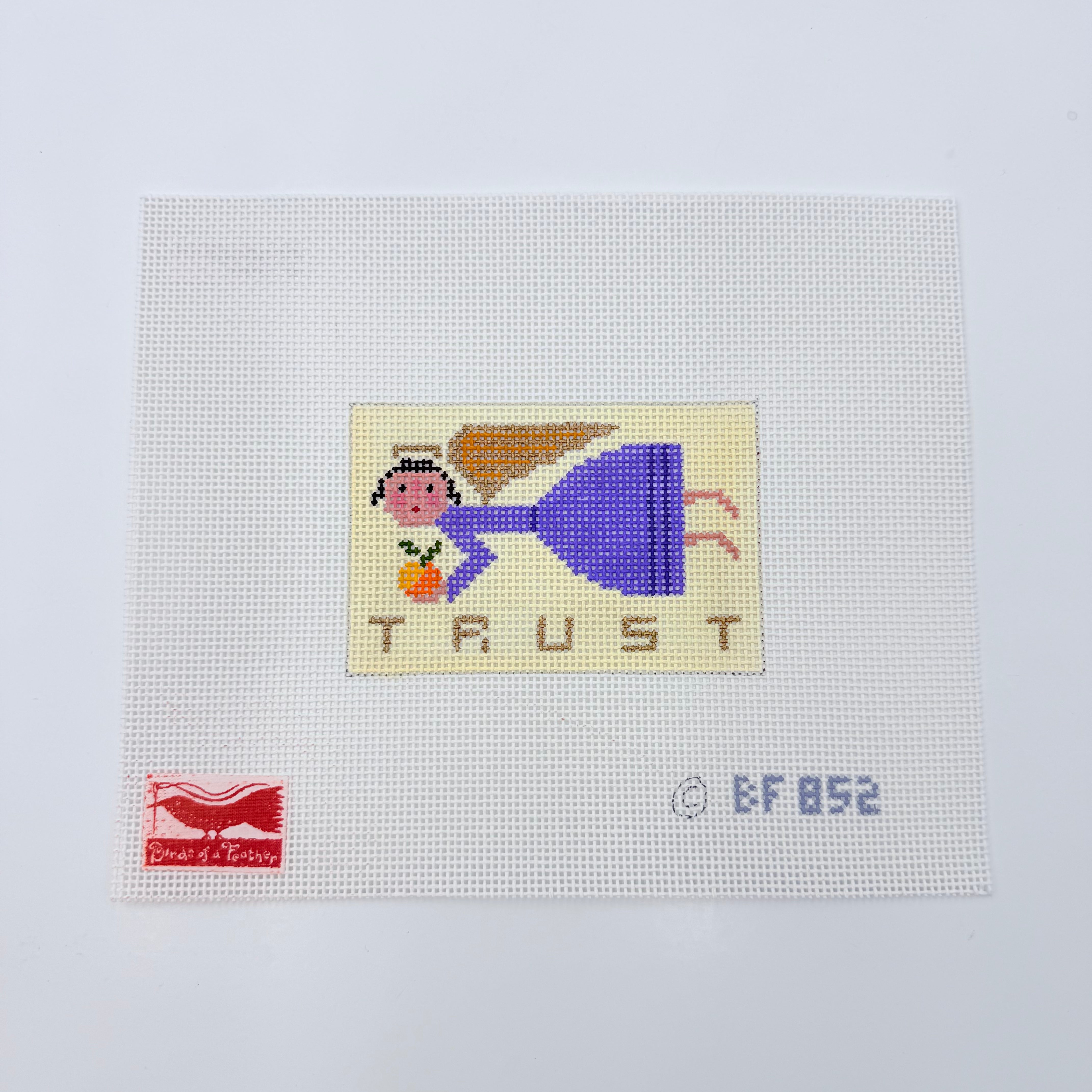 Trust Angel Canvas - KC Needlepoint
