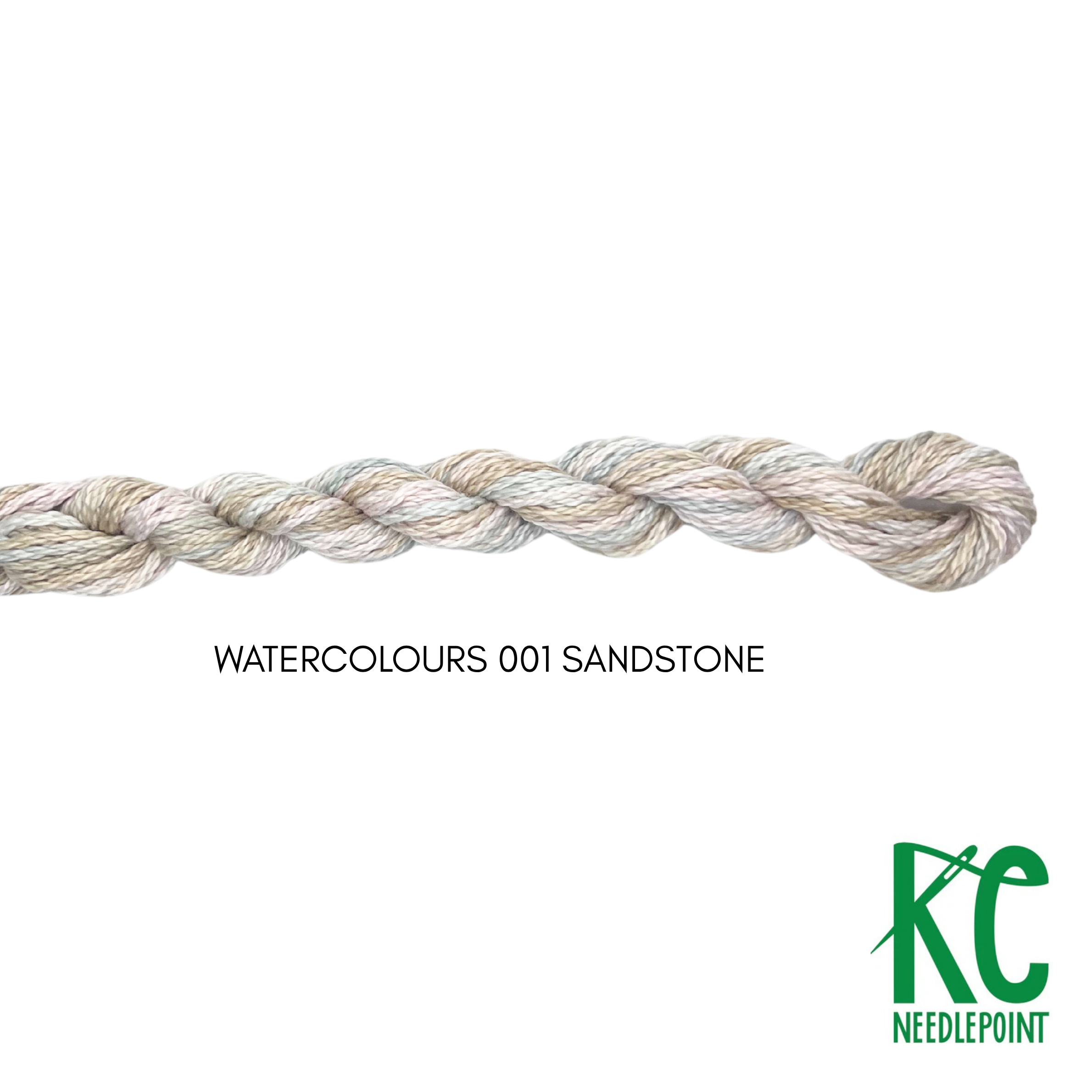 Watercolours 001 Sandstone - KC Needlepoint