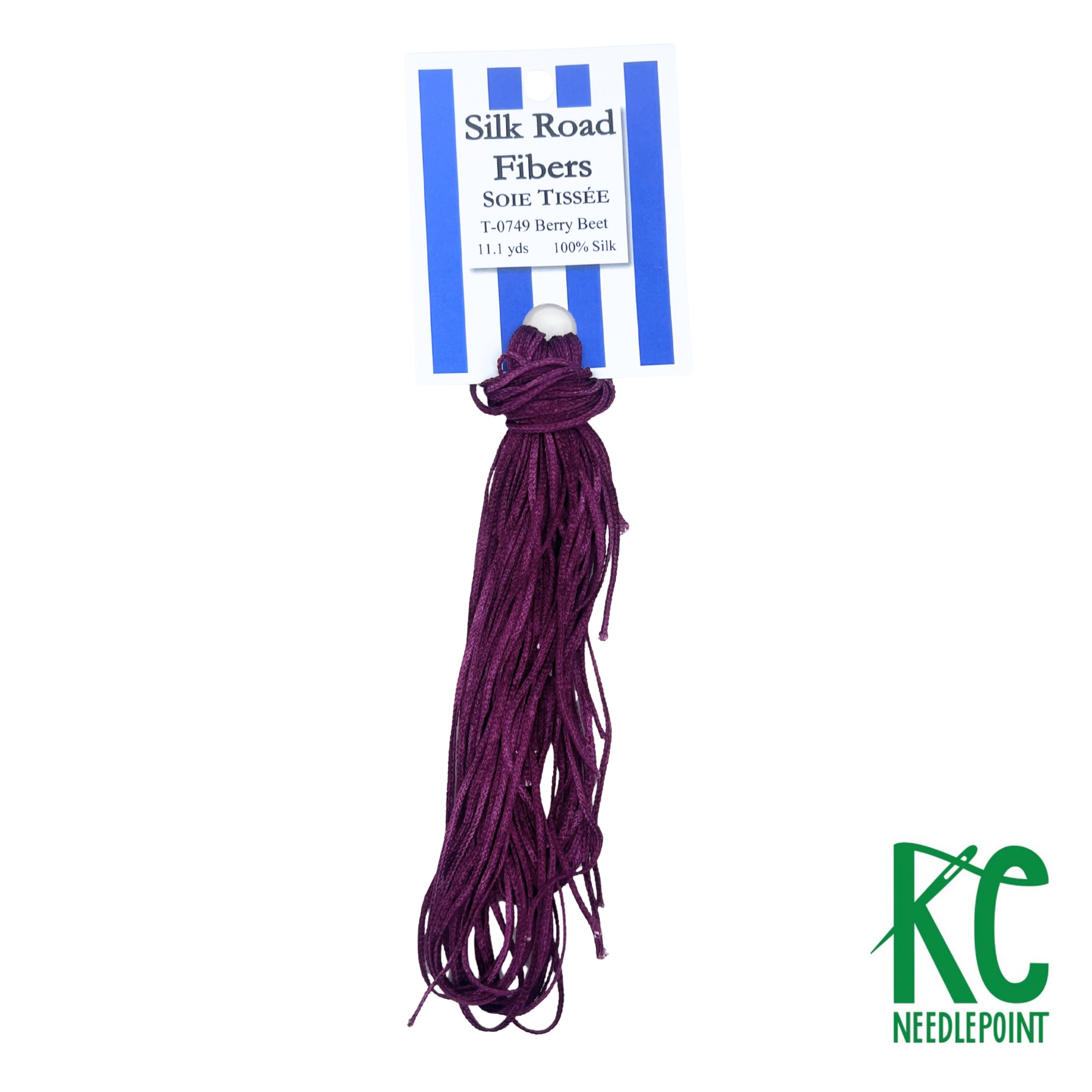 Soie Tissée 0749 Berry Beet - KC Needlepoint