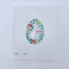 Bunny in Flower Vine Egg - KC Needlepoint