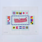 Mahogany Boat Brick Canvas - KC Needlepoint