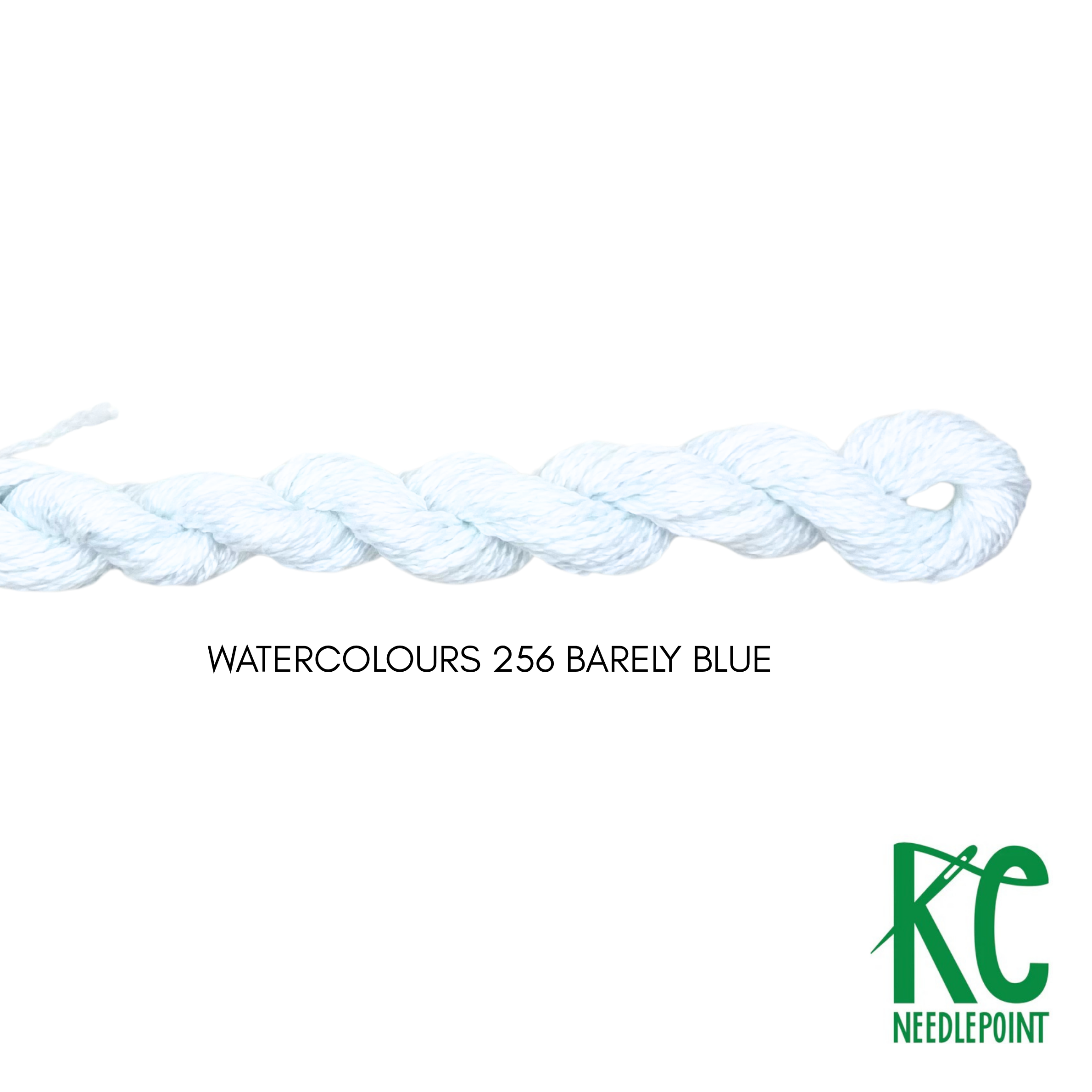 Watercolours 256 Barely Blue - KC Needlepoint