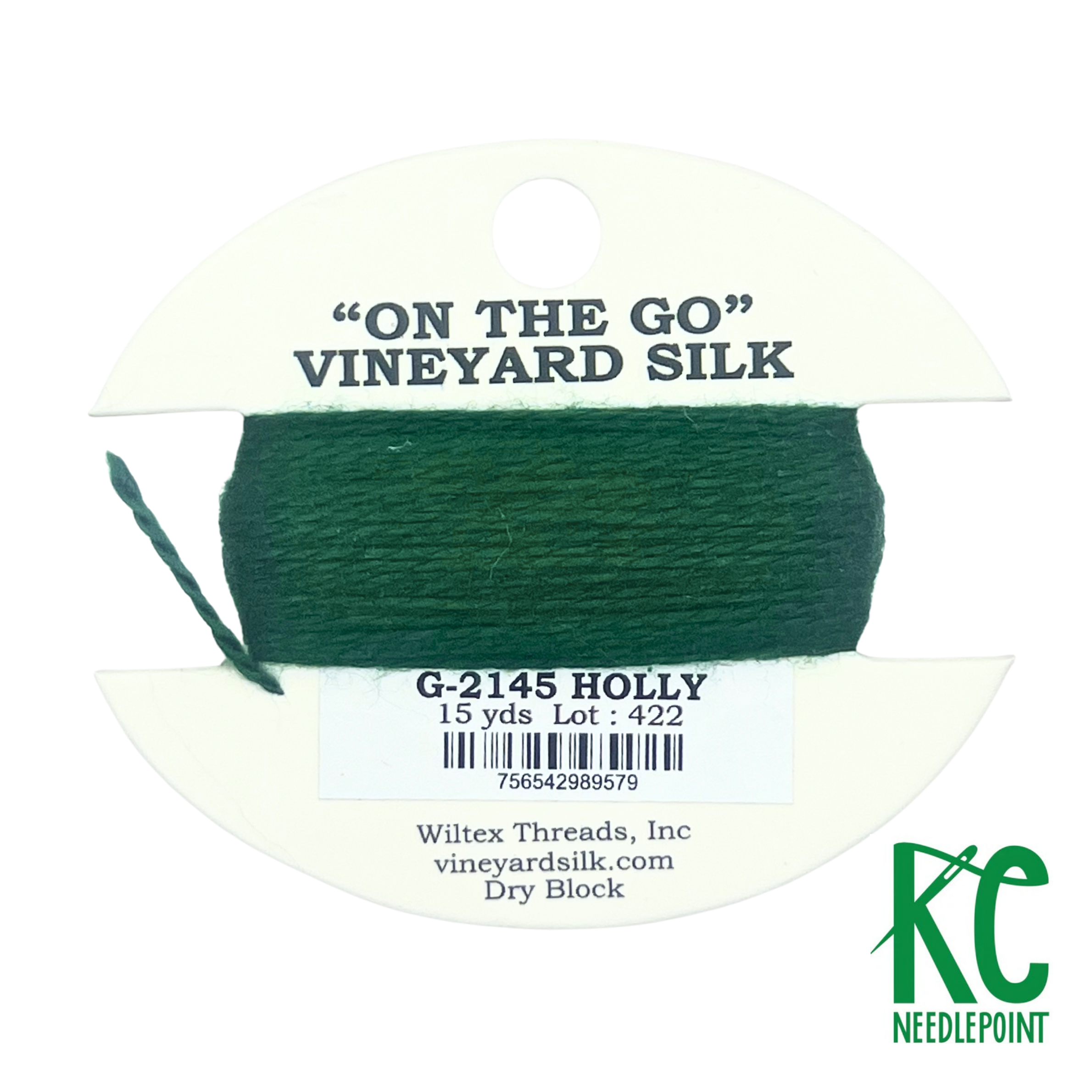 Vineyard Silk Card G2145 Holly - KC Needlepoint