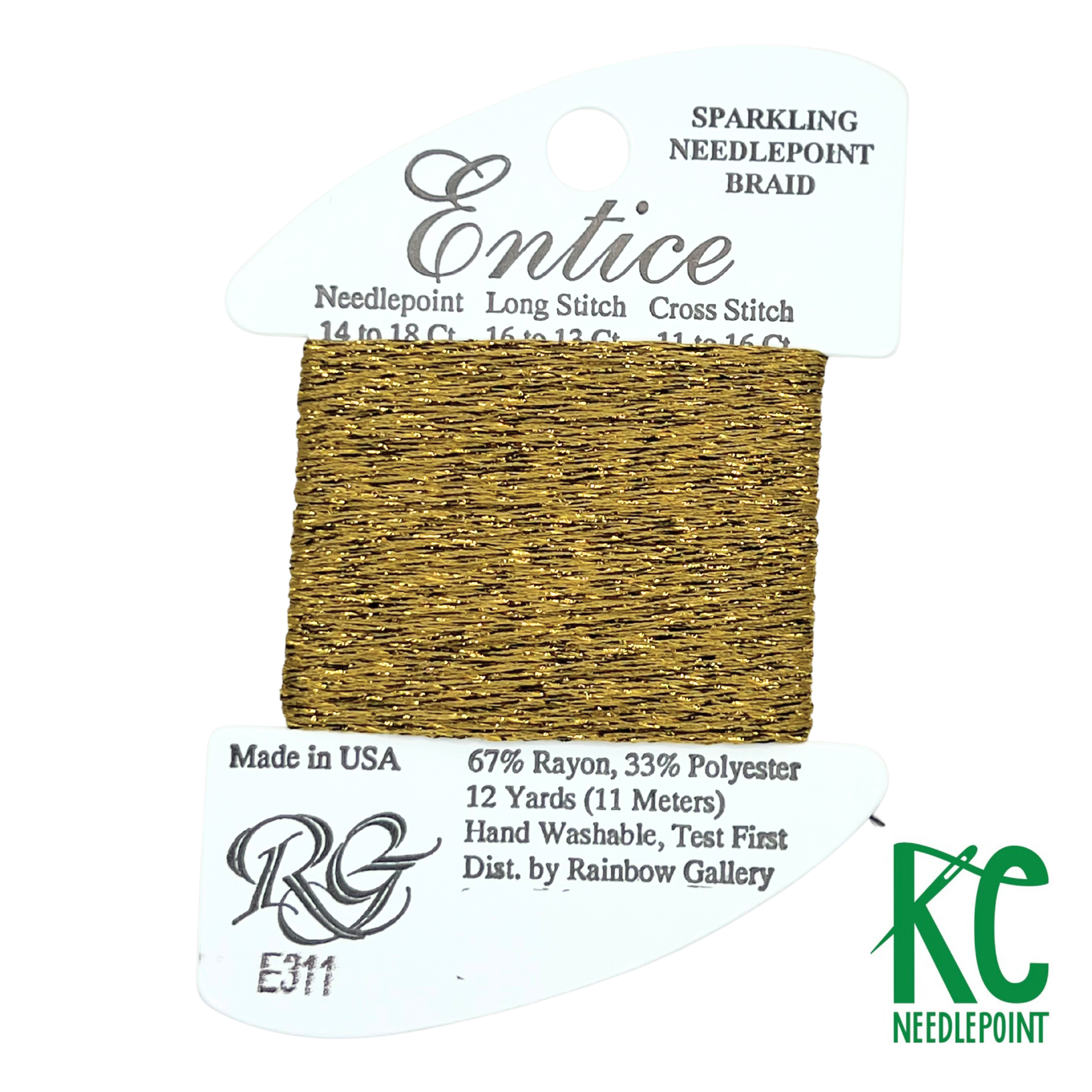 Entice E311 Antique Gold - KC Needlepoint