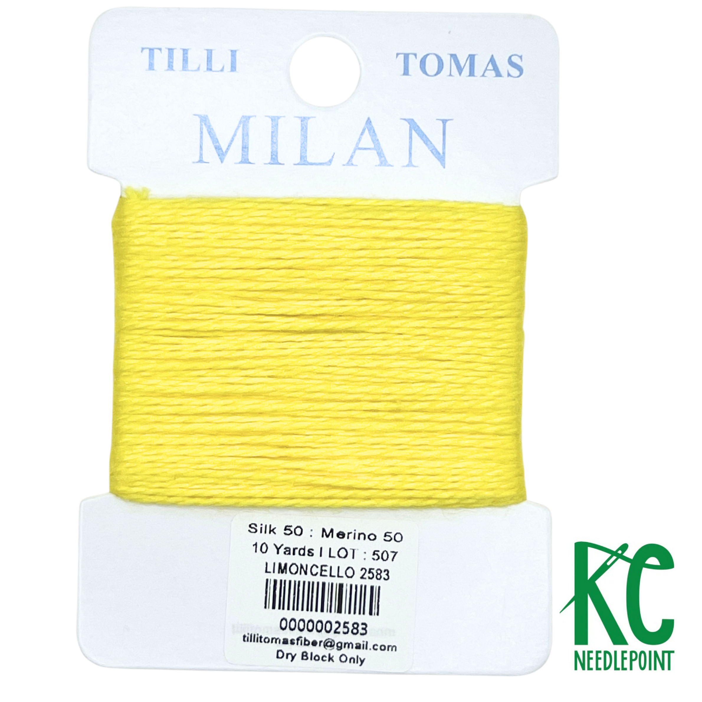 Milan Card 2583 Limoncello - KC Needlepoint