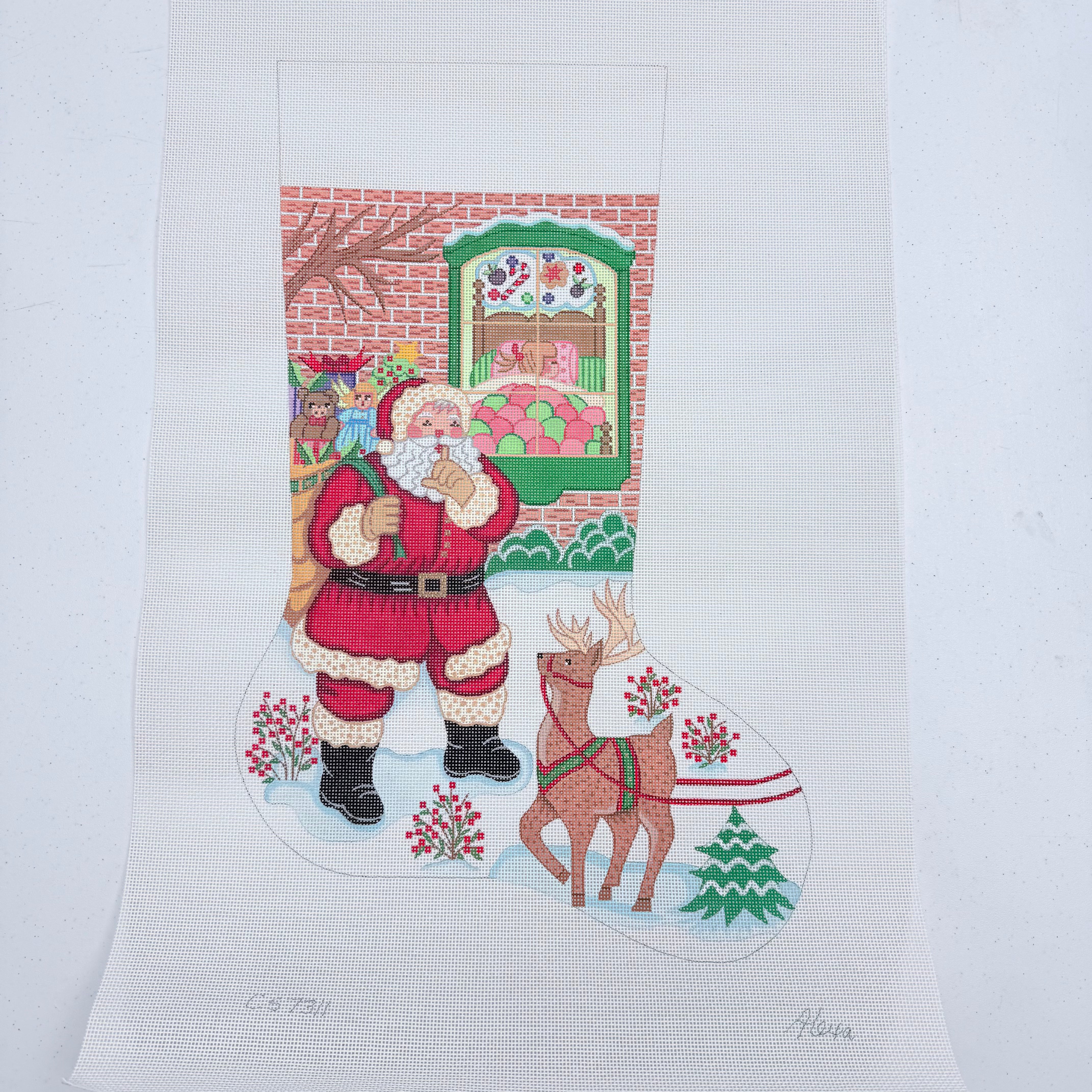 Alexa Needlepoint Stocking 7311 - KC Needlepoint