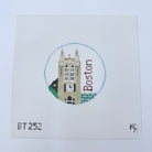 Boston College Round Canvas - KC Needlepoint