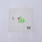 Green Duck Mini Canvas - KC Needlepoint